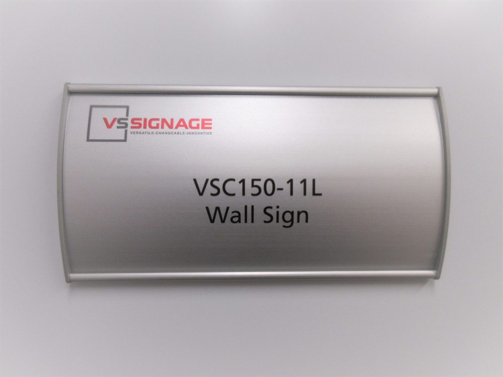 VSC150-11L Wall Sign - Curved