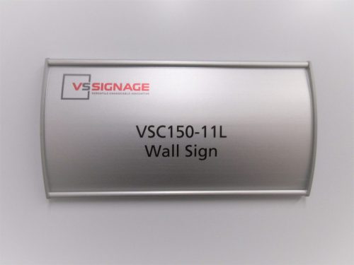 VSC150-11L Wall Sign - Curved