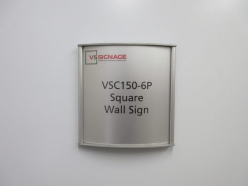 VSC150-6P Square Wall Sign - Curved