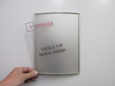 VSC8.5-11P Notice Holder - Curved
