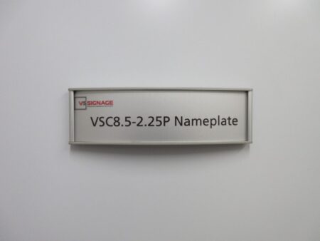 VSC8.5-2.25P Name Plate sign - Curved