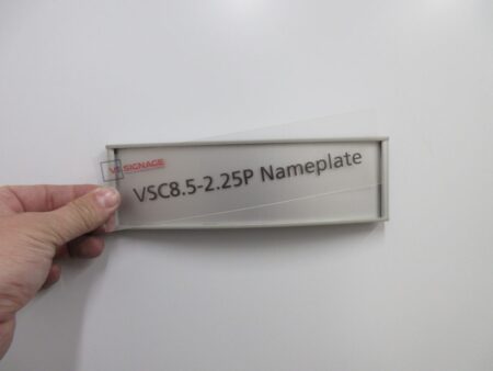 VSC8.5-2.25P Name Plate sign - Curved