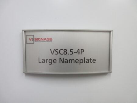 VSC8.5-4P Large Name Plate - Curved